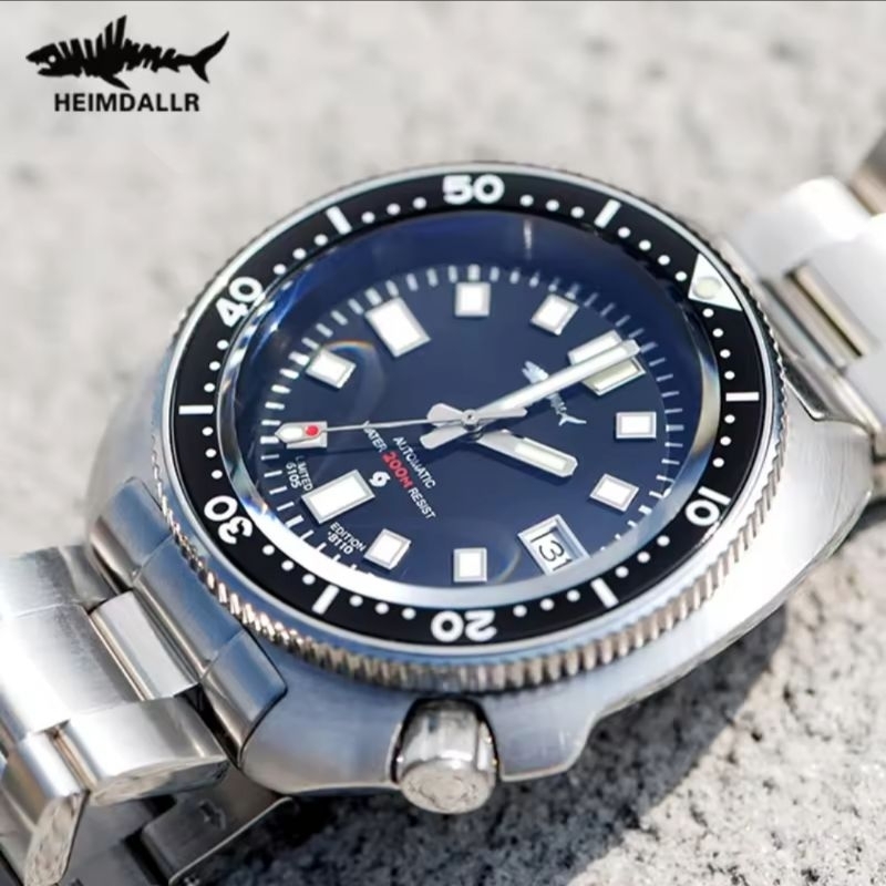 NEW HEIMDALLR SHARKEY CAPTAIN WILLARD LIMITED EDITION  SEIKO NH35 A AUTOMATIC SAFIR GLASS + AR COATI