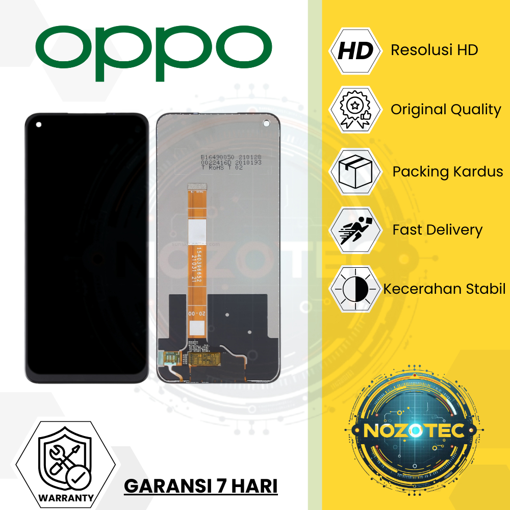 LCD TOUCHSCREEN HP OPPO A52 - OPPO A92 2020 - A72 2020 SPAREPART LAYAR SENTUH KACA PRESISI FULLSET C