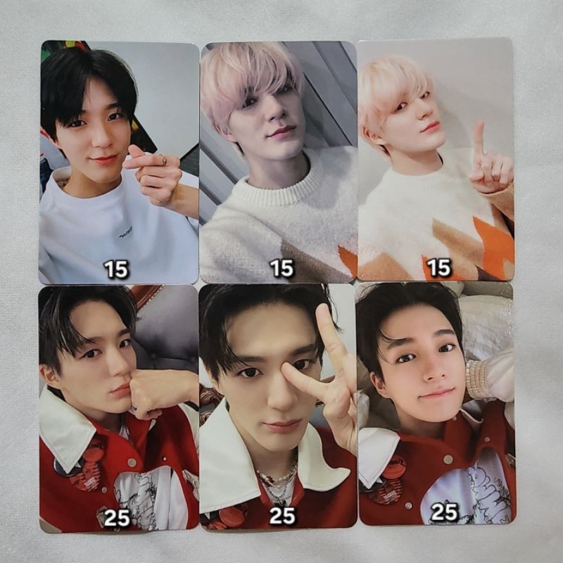 Photocard NCT Dream Jeno yizhiyu withfans hot sauce hotsa r3 universe r1 yglobal ygm glitch mode gli