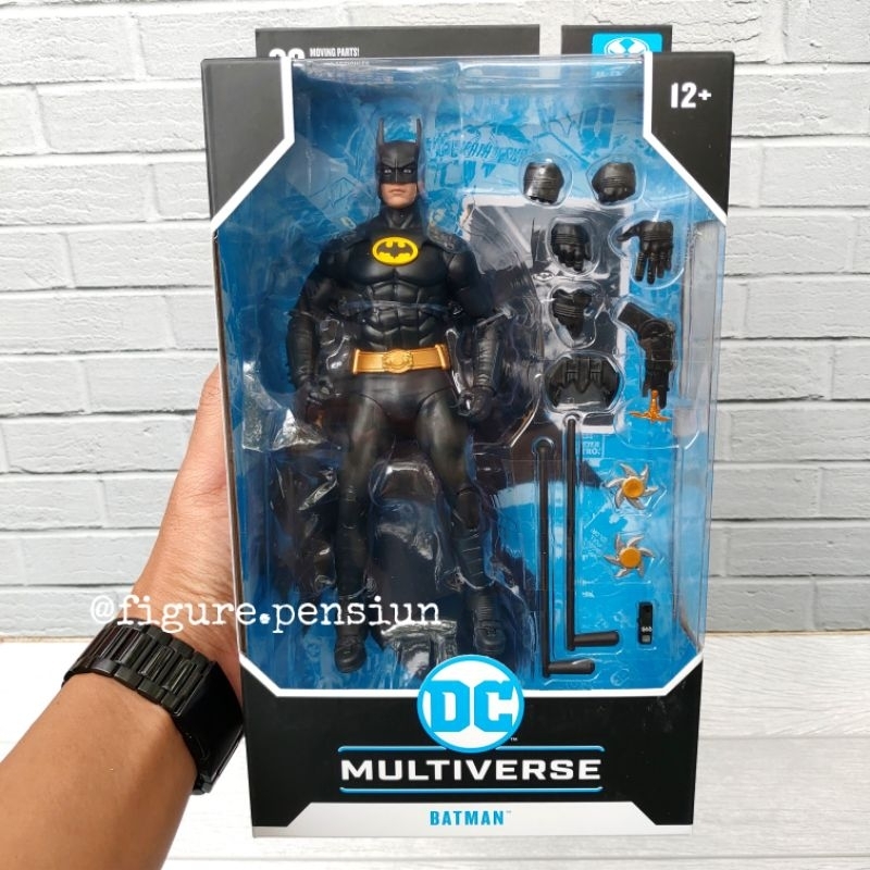 DC MULTIVERSE MCFARLANE BATMAN 1989 MICHAEL KEATON ACTION FIGURE
