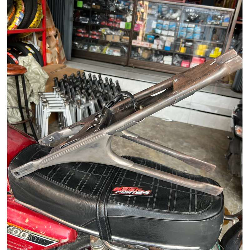 sambungan rangka begel panjang Nganjuk MJS pres buntutan rangka cb tatanan begel panjang handmade pr