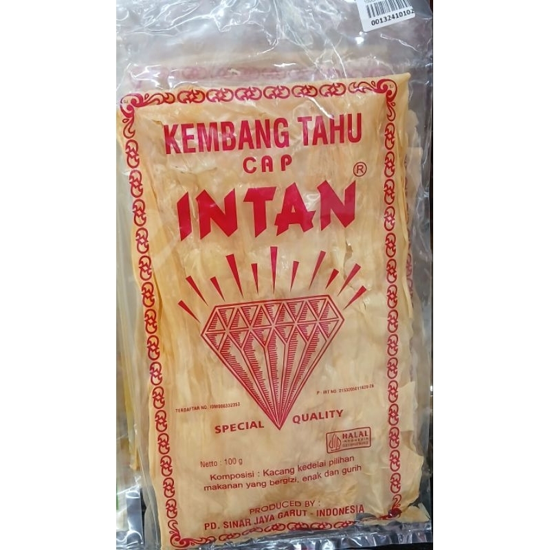 

Kembang Tahu CAP INTAN Tofu Skin / Beancurd Skin 100g - HK (Can Use Vegan / Dapat Untuk Vegetarian).
