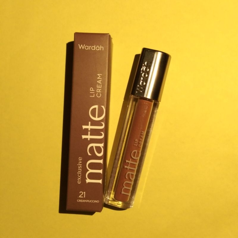 [Preloved] Wardah Matte Lip Cream 21 (Creampuccino)