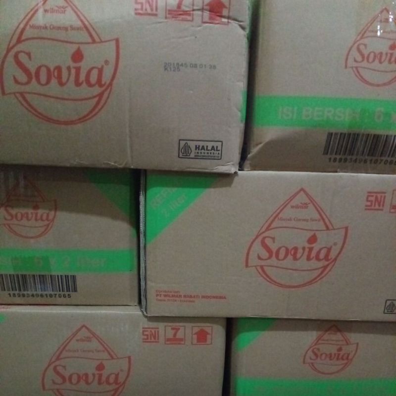 

Minyak Goreng Sovia kemasan 2 liter satu karton