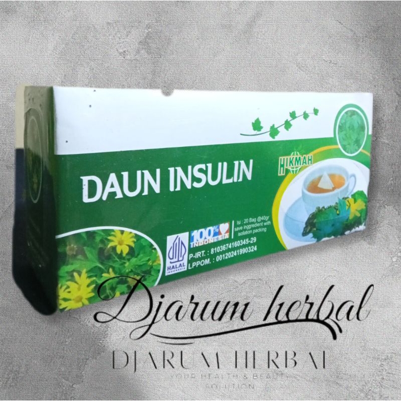 

Teh Celup Daun Insulin/Teh diabetes