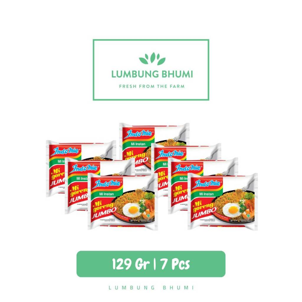 

INDOMIE Mi Goreng Jumbo 129 Gr Grosir 1 Pcs - Lumbung Bhumi