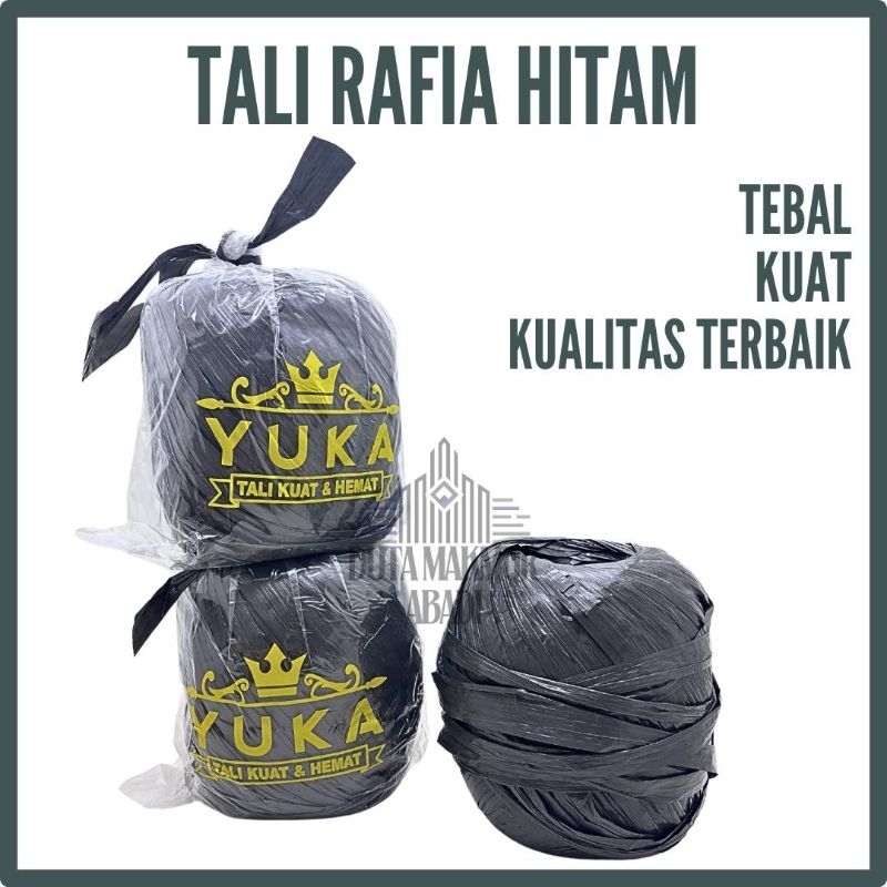 

Tali Rafia Hitam / Tali Plastik Rapia Kuat