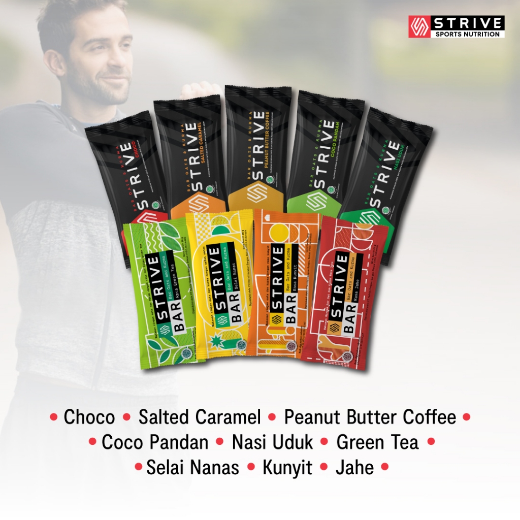 

STRIVE Bar Bite Size 1 Box isi 5pcs
