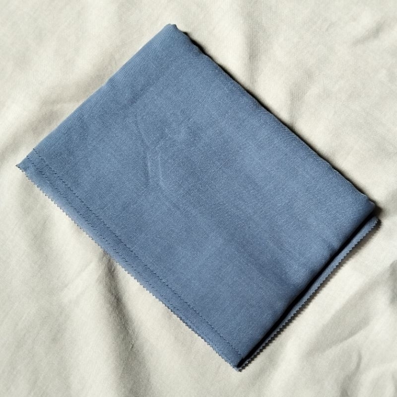 Hijab Paris Premium Segi Empat Warna Denim