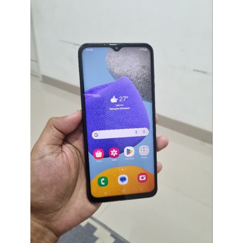Handphone Hp Samsung M23 5G 6/128 Second Seken Bekas Murah