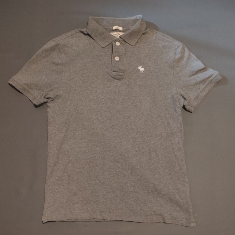 polo abercrombie fitch grey
