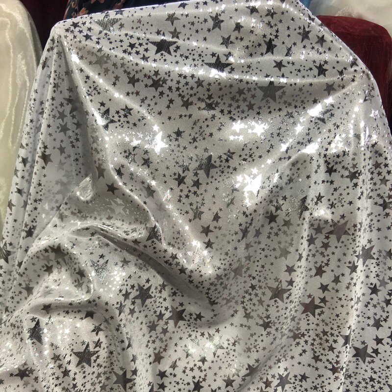 kain melamin embos motif - kain melamin embos motif star - kain melamin embos motif premium hc