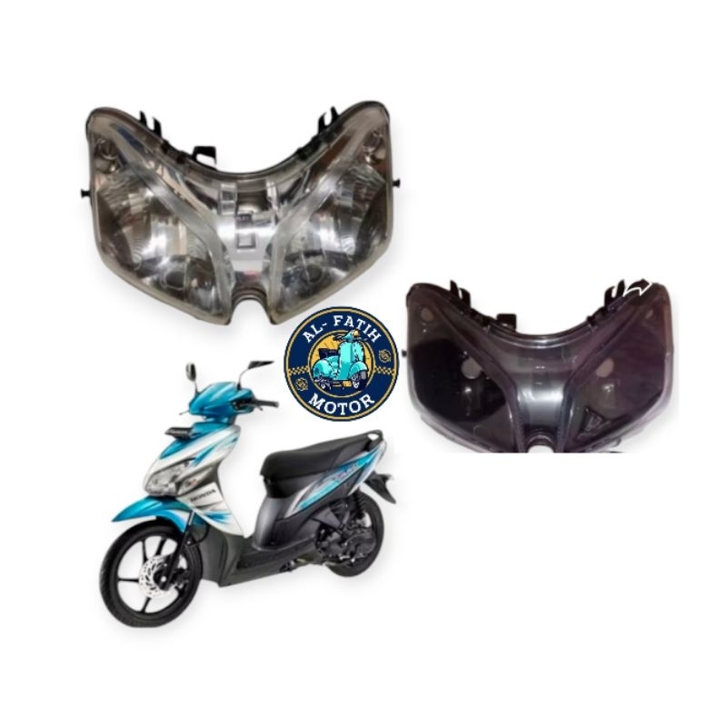 reflektor lampu depan vario karbu 110 2006-2013 custom