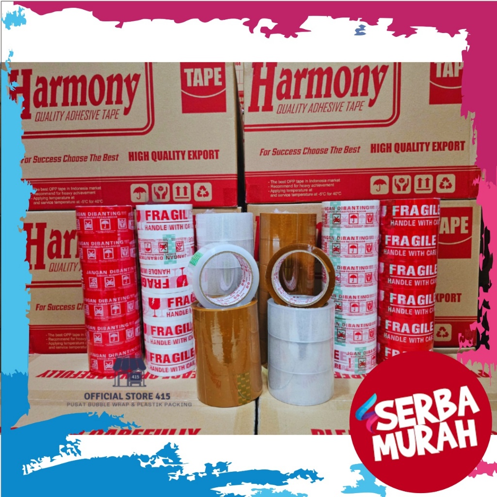 

Bodhi / Coretape OPP Isolasi Selotip Lakban Packing 2 inch 48mm x 90yard
