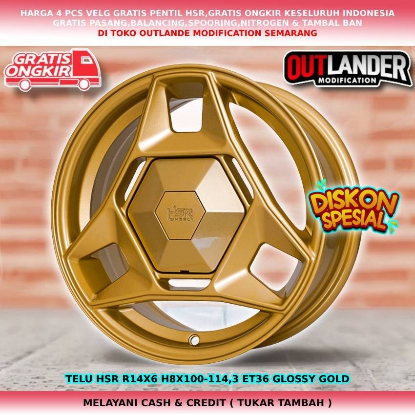 velg mobil racing r14, velg mobil avanza xenia kijang lgx Brio City dll velg hsr telu r14