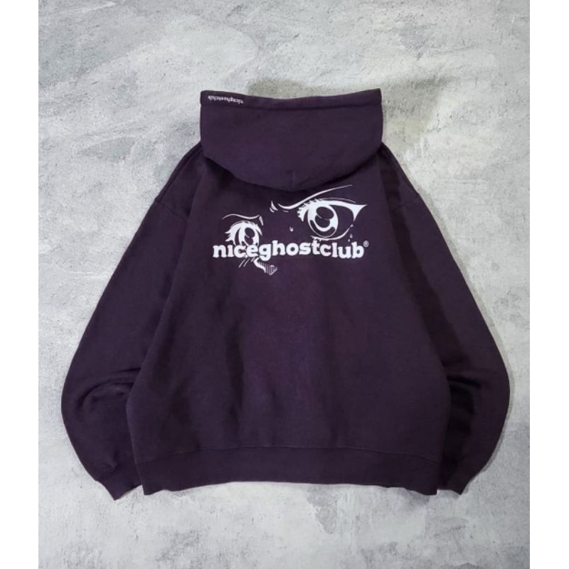NICE GHOST CLUB Zip Hoodie Eye
