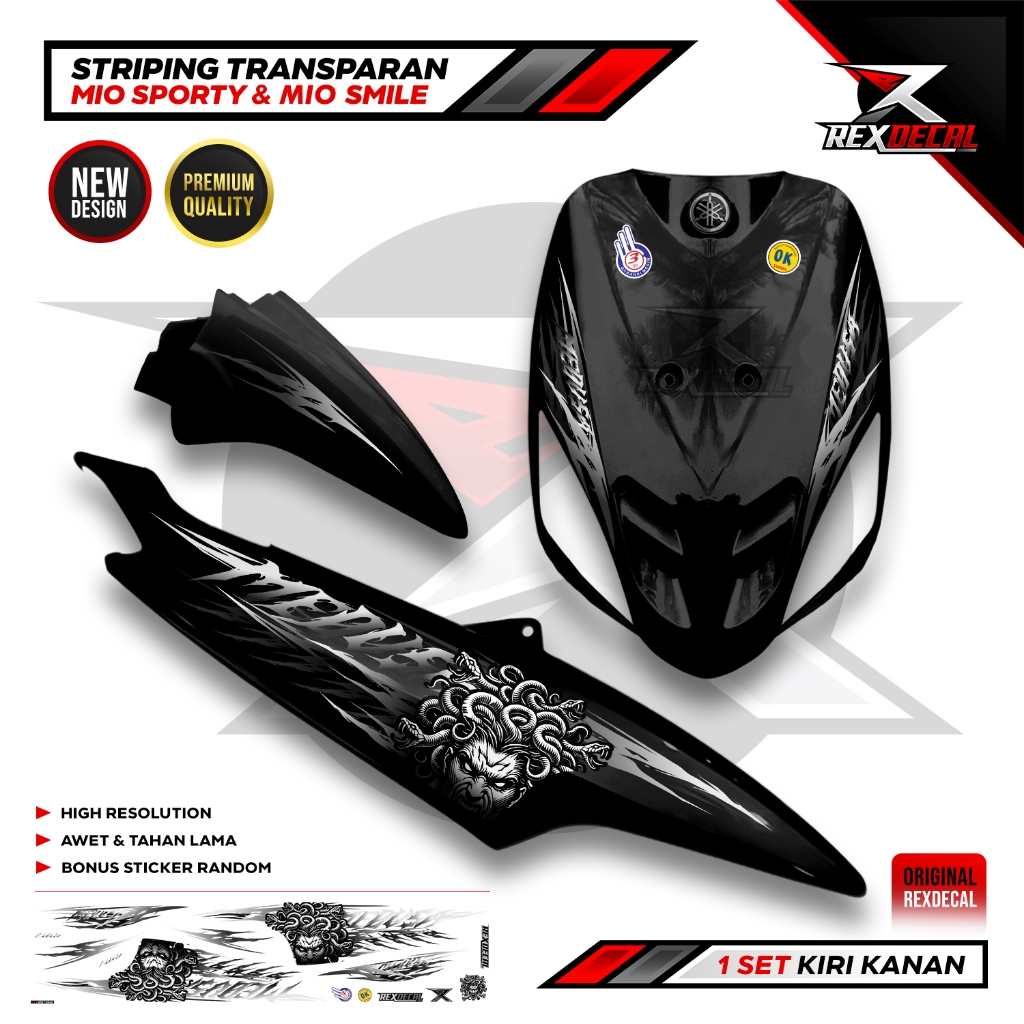STRIPING TRANSPARAN MIO MEDUSA, STRIPING MEDUSA | PREMIUM QUALITY - M6
