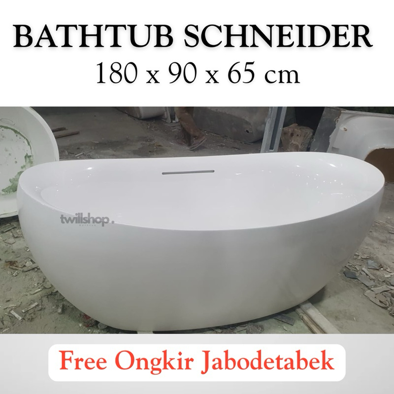 Bathtub Standing Schneider Marble Freestanding