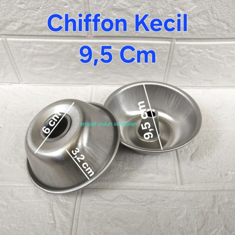 12 biji Cetakan CHIFFON MINI - CETAKAN BOLU GALUR SARANG SEMUT - CETAKAN BOLU PUDING OVEN JADUL