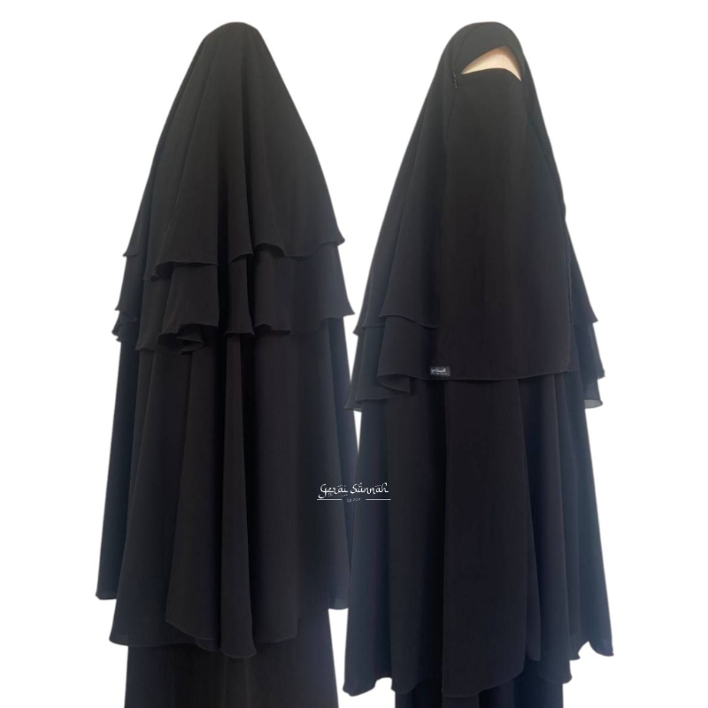 Jilbab Safar Purdah 2 Layer