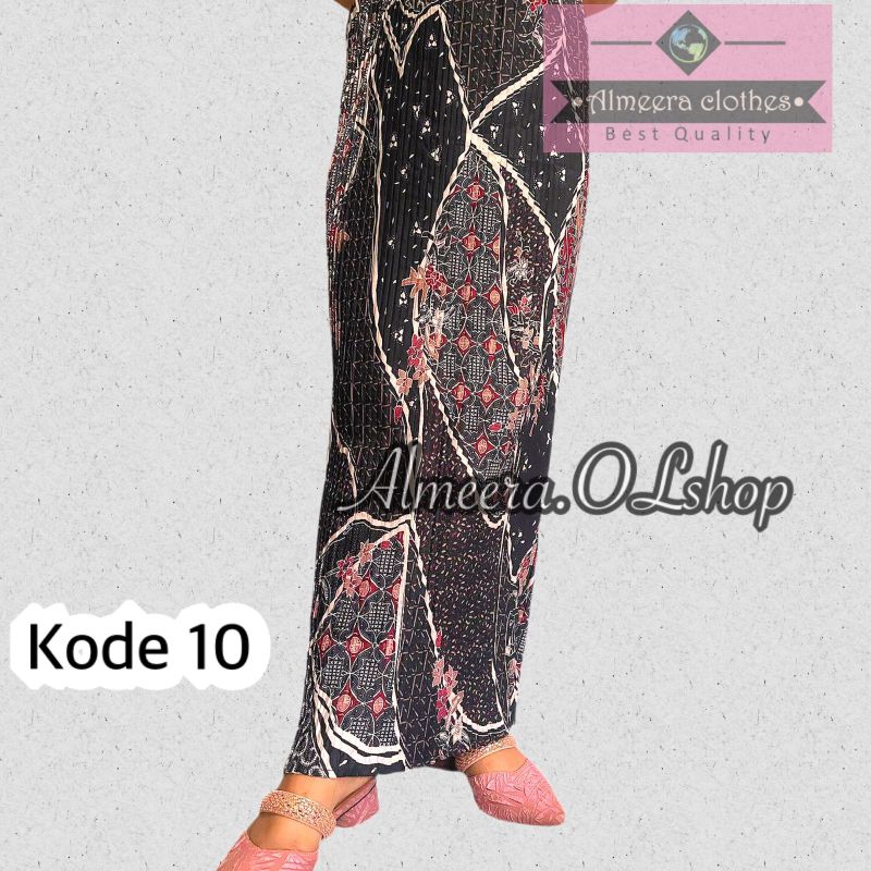 rok plisket bawahan kebaya dewasa