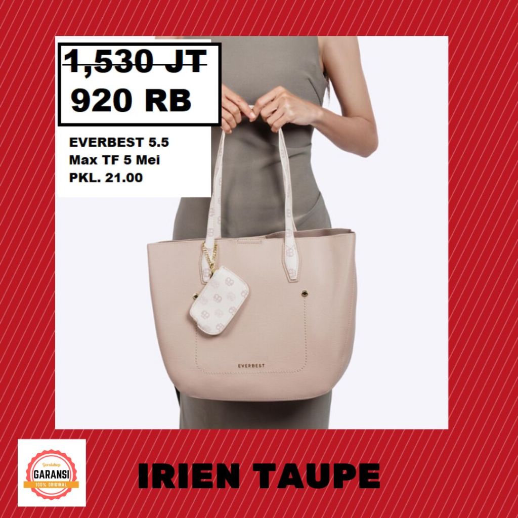 Tas tote bahu Wanita perempuan EVERBEST original 100% Seri IRIEN