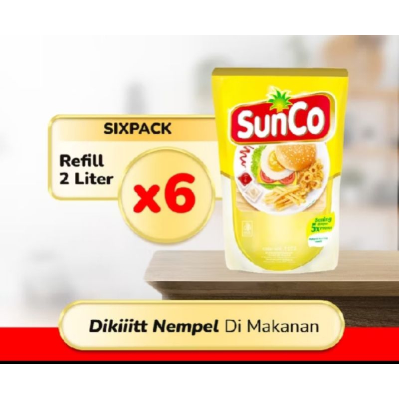 

MINYAK GORENG SUNCO 2L 1KARTON ISI 6