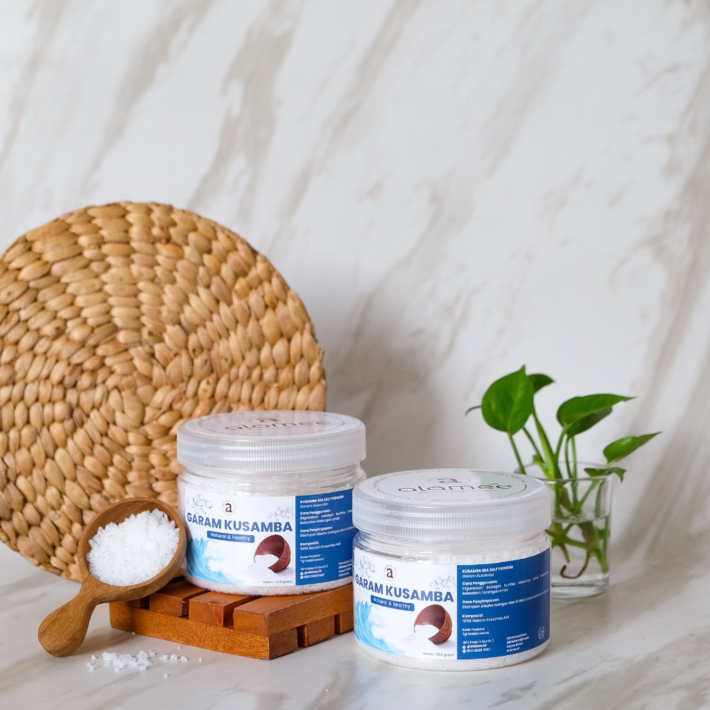 

Garam Laut Kusamba Premium Sea Salt Bali 250gr Organik Murni Natural Alami Organic Seasalt Lokal