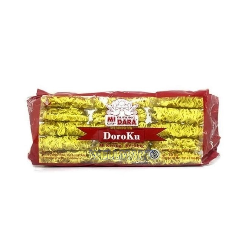 

BURUNG DARA MIE KERING KERITING DOROKU PCK 600g