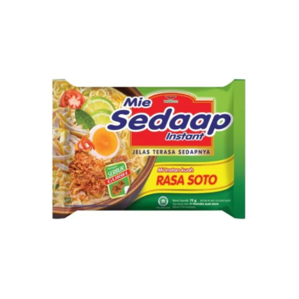 

SEDAAP MIE MIE INSTANT SOTO PCK 76g