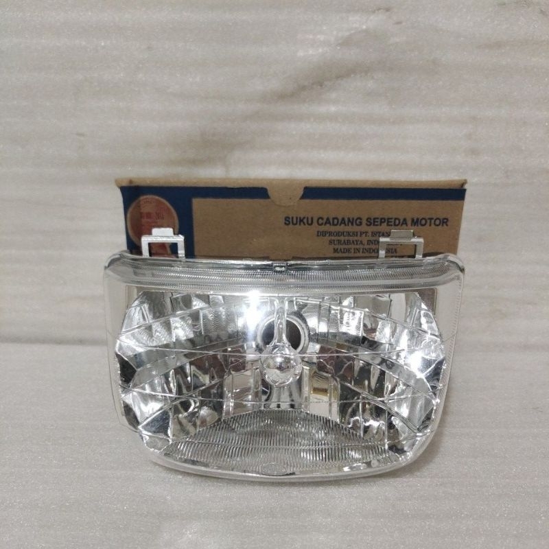 Lampu Depan Reflektor Honda Supra X 100 1996 - 2002 ( LAMPU DEPAN SUPRA X ) WIN