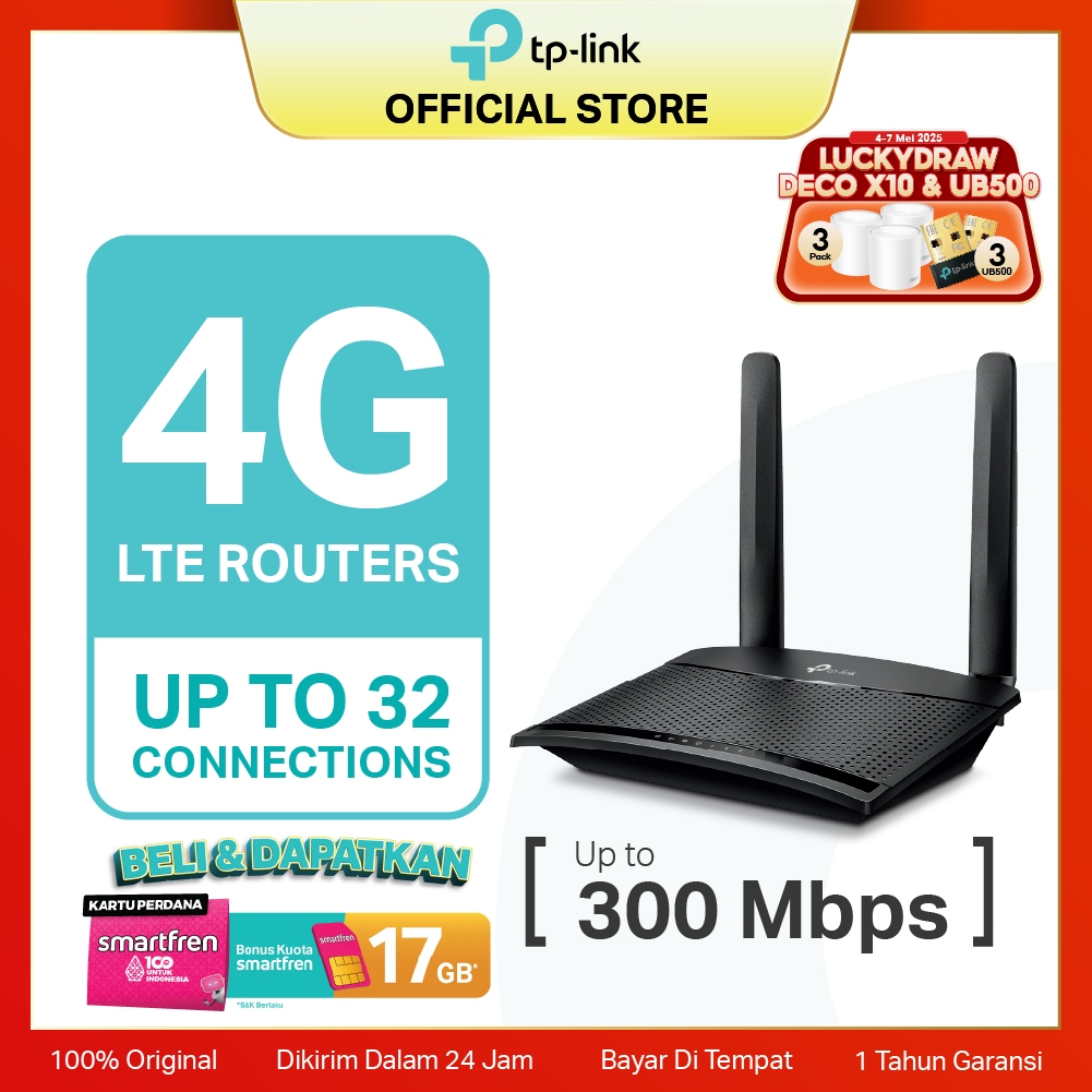 TP-Link TL-MR100 | 300 Mbps 4G WiFi Modem | LTE Router | All Operator | SIM Card | MR105 MR6400