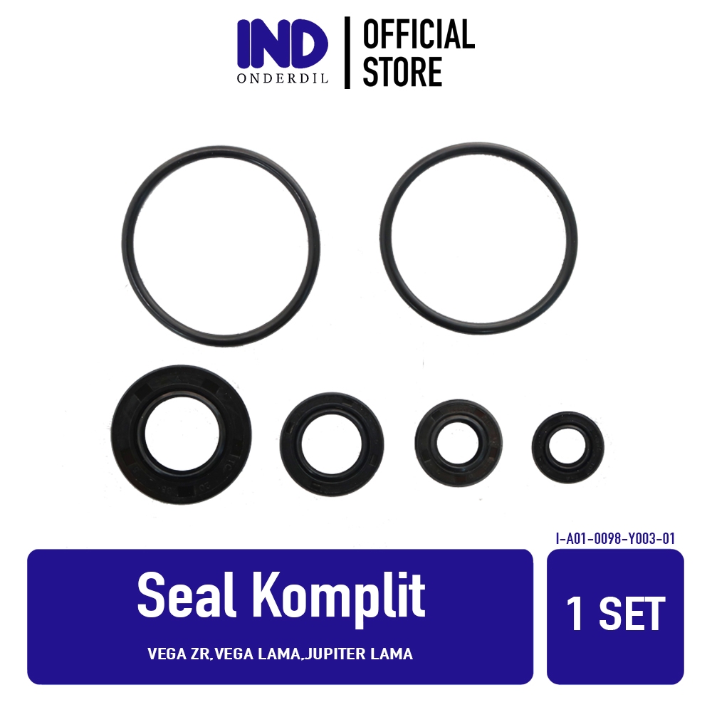 Sil Komplit Vega ZR Lama OLD & Jupiter Seal Oli Oil Assy Set Kit Komplet Lengkap Kruk As Gear Depan 