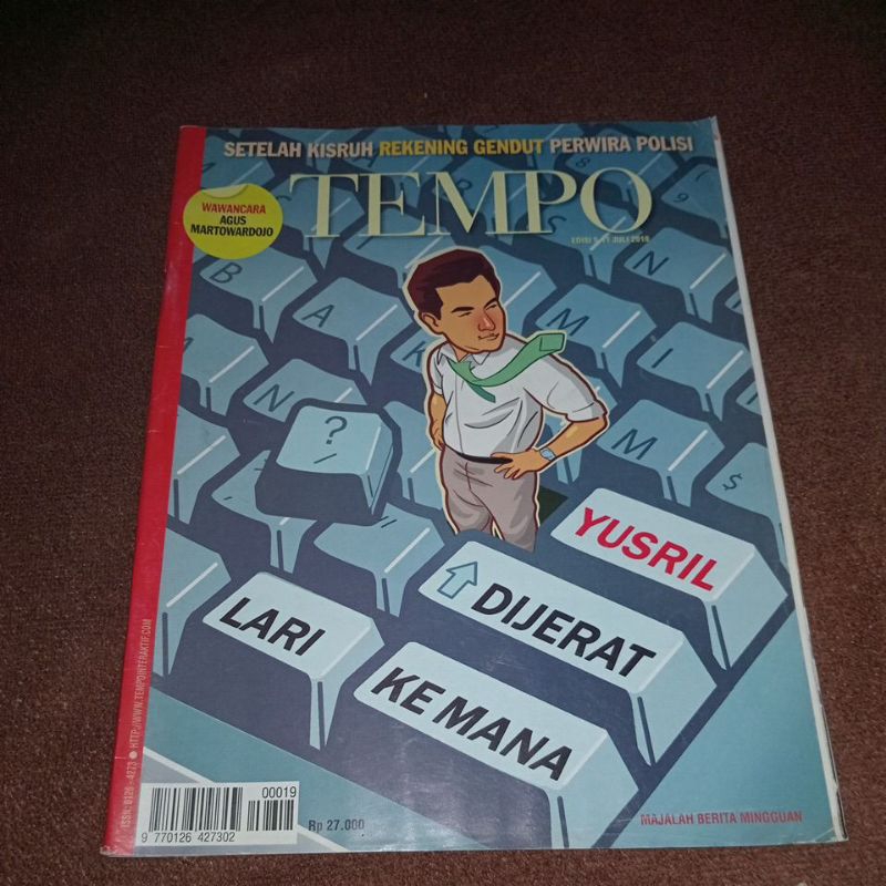 MAJALAH TEMPO EDISI 5-11 JULI 2010 - YUSRIL DIJERAT LARI KEMANA