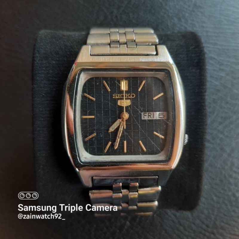 Jam tangan Seiko 5 Kotak Automatic Vintage Original