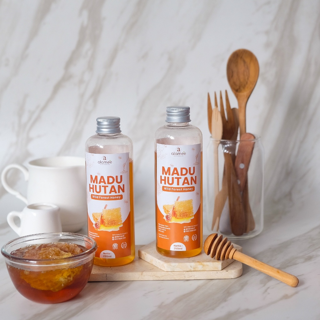 

Madu Murni Hutan Liar Asli 250ml Raw Honey Alami Natural Manis Forest natura food