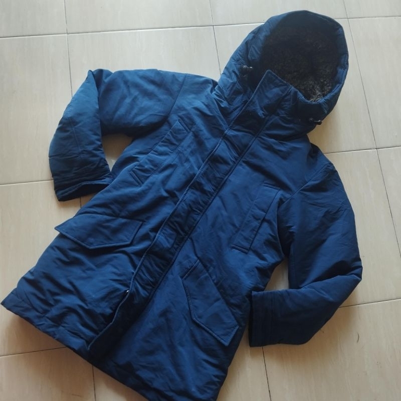 Jacket Bulang UNIQLO Parka Size M Sport Outdoor Hoodie Original