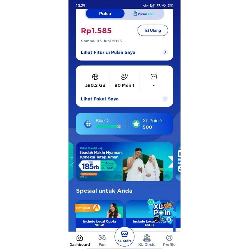 Kartu perdana XL Combo VIP Plus diskon 91% aktif