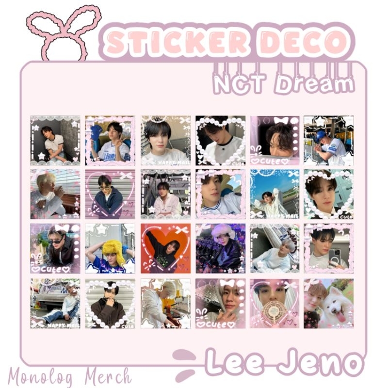 Sticker Deco Mail Kpop NCT Dream Member