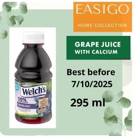 

WELCH'S 100% GRAPE JUICE CONCORD 295 ML ( 10oz)