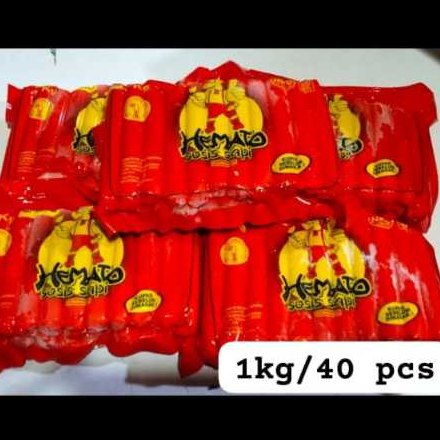 

Hemato Sosis Ayam Sapi 1kg Isi 30/40 Frozen Food