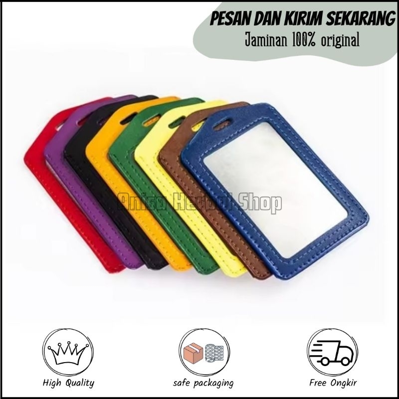

Frame Casing Id Card Kulit Tempat Name Tag Id Card Holder