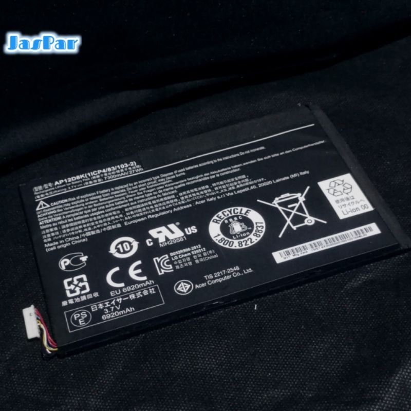 Baterai Acer Iconia W511 W510 Batre / Battery Tablet / Laptop Original Copotan Normal