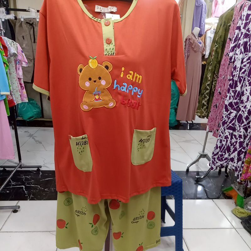 BAJU TIDUR DAILILAN 3/4 JUMBO