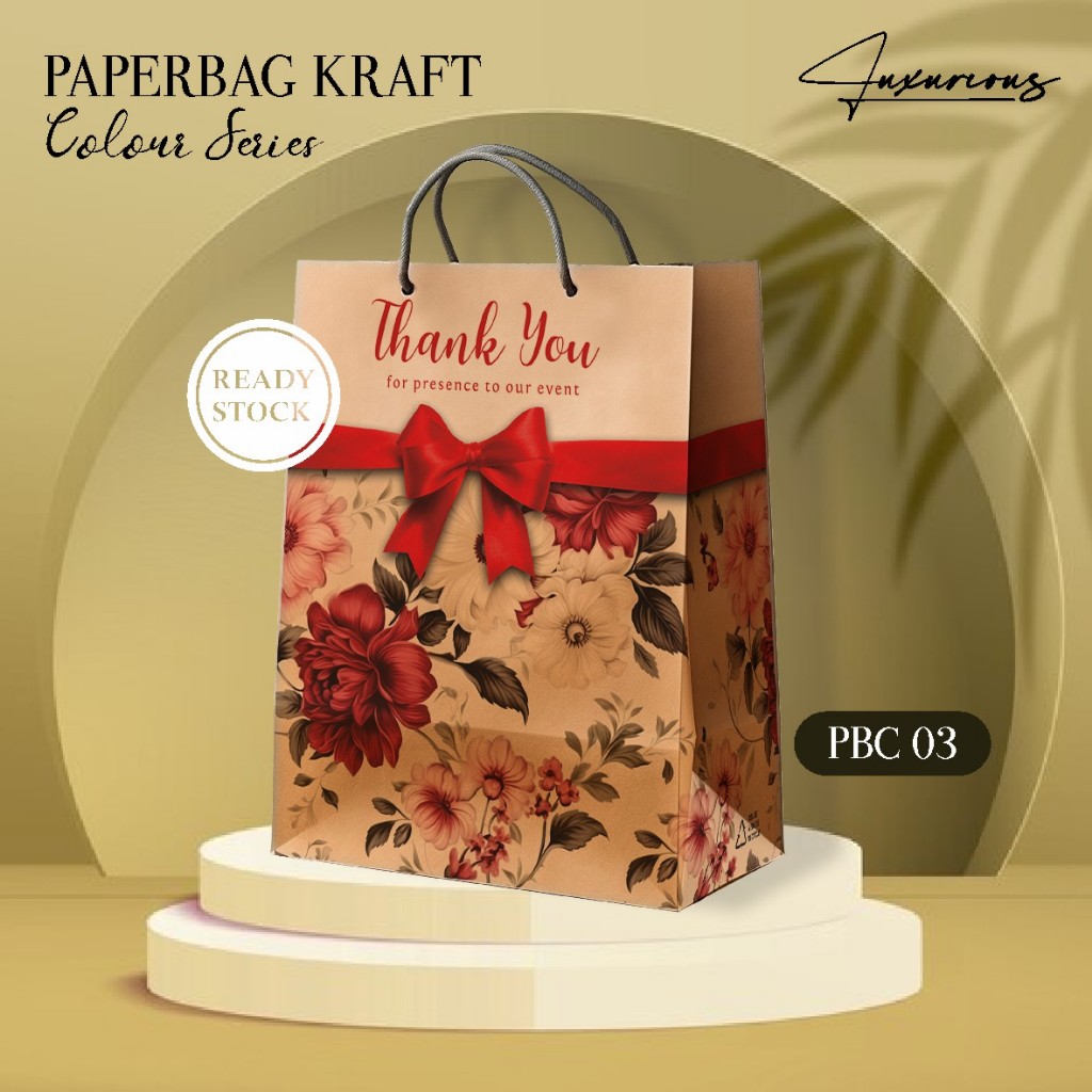 

PAPERBAG COLOUR MOTIF PBC 03 - PAPER BAG SOUVENIR PERNIKAHAN READY STOCK