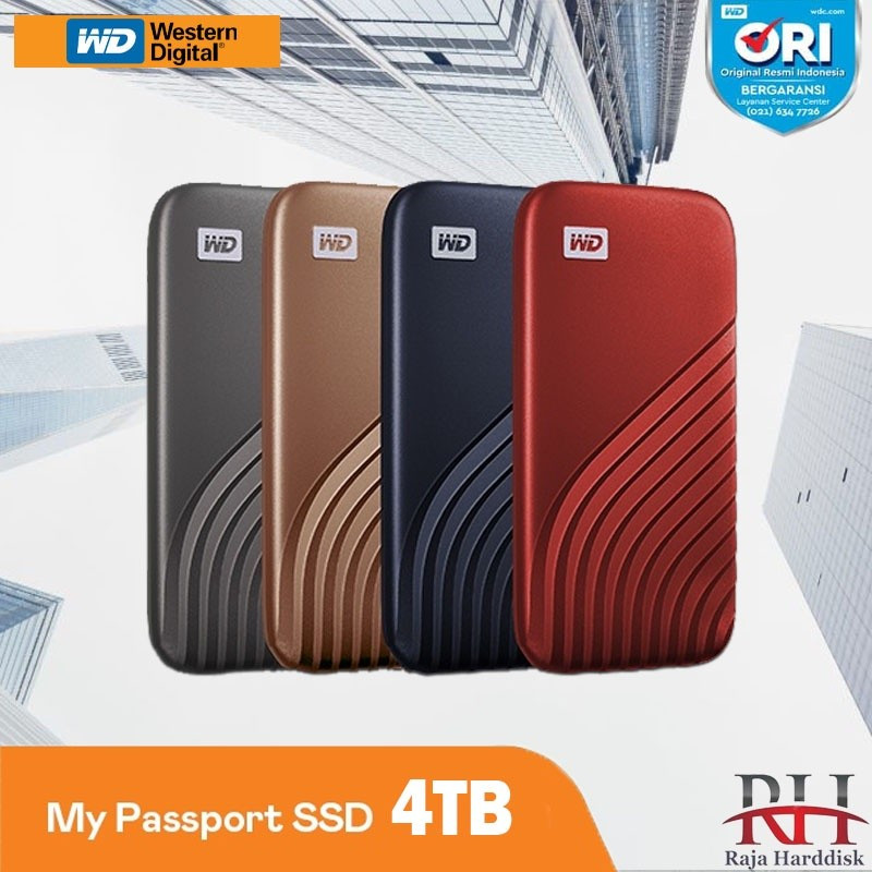 WD My Passport SSD 4TB - Portable / External / Eksternal SSD