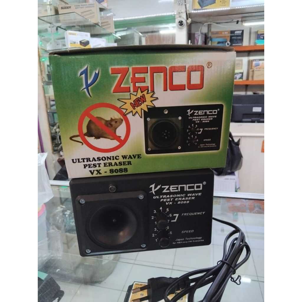 PENGUSIR TIKUS ULTRASONIC ZENCO VX-8088