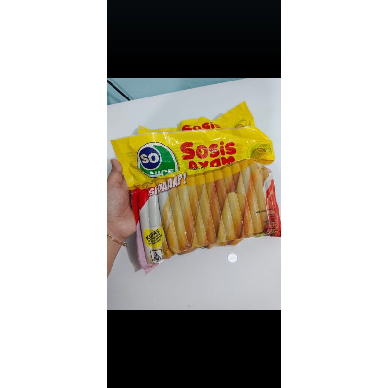 

So Nice Sosis Ayam 1kg (isi 40)