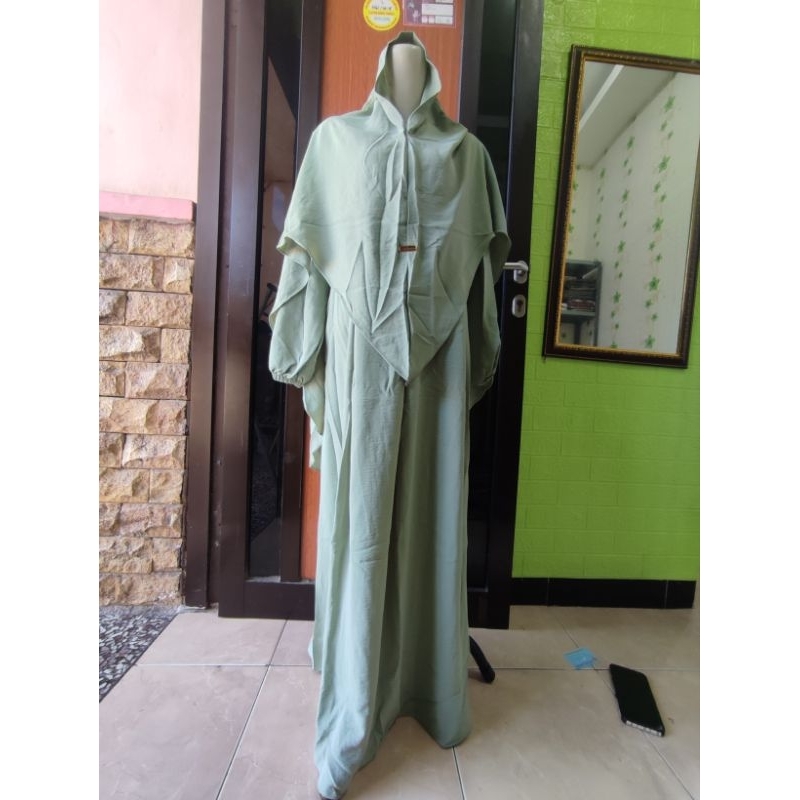 Gamis Muslimah / Gamis One Set / Gamis Set Hijab