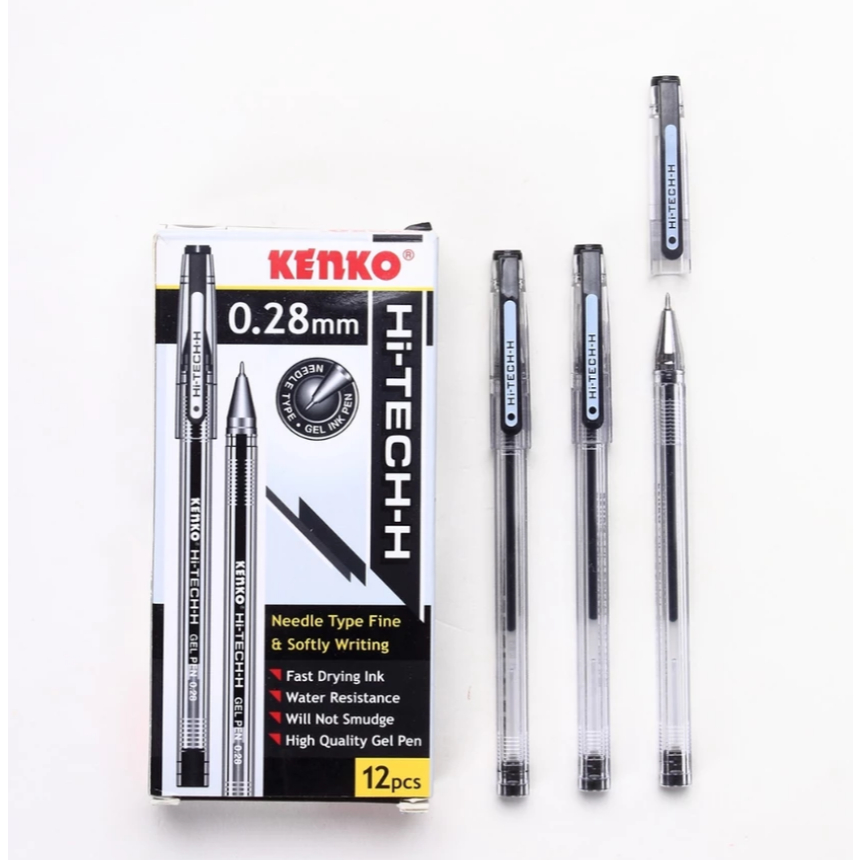 

1 LUSIN Pulpen Gel Hi-TECH-H Kenko 0.28mm / Hi Tech